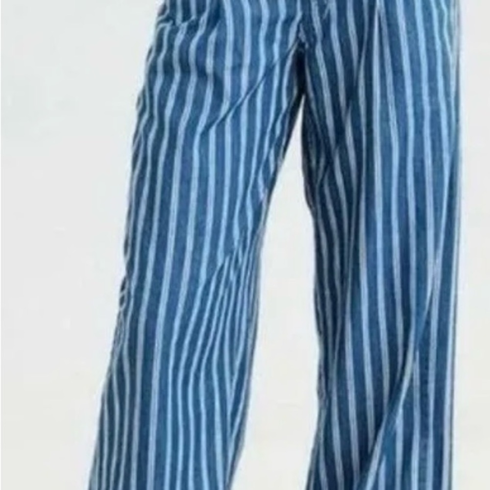 Striped Blue Men's Pants
